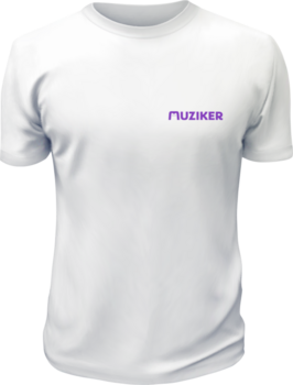 T-Shirt Muziker T-Shirt Classic Unisex White 2XL - 1