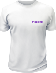 Tričko Muziker Merch Classic White