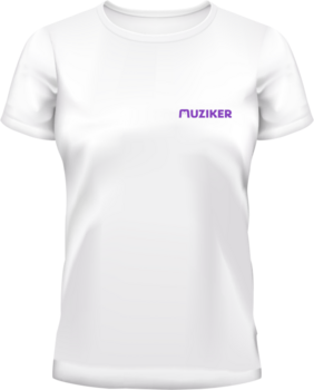 T-shirt Muziker T-shirt Basic Femmes Natural White XL - 1