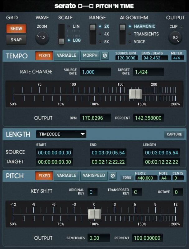 Effect Plug-In Serato Pitch 'n Time Pro (Digital product)