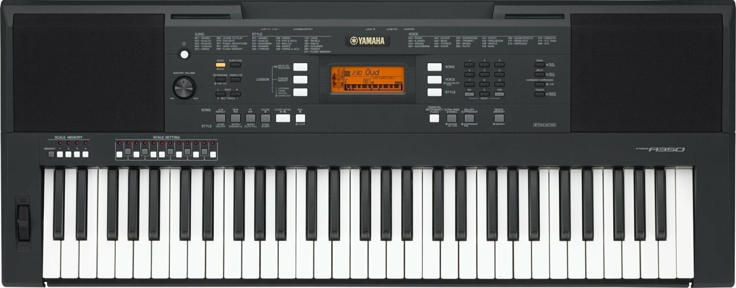 Keyboard met aanslaggevoeligheid Yamaha PSR-A350