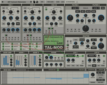 VST Instrument studio-software TAL SOFTWARE Mod Synthesizer (Digitaal product) - 1