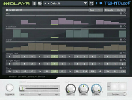 Studio software plug-in effect TEK-IT AUDIO Dlayr (Digitaal product) - 1