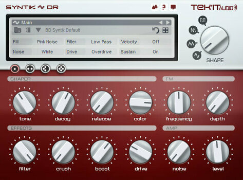 Štúdiový software VST Instrument TEK-IT AUDIO Syntik-DR (Digitálny produkt) - 1