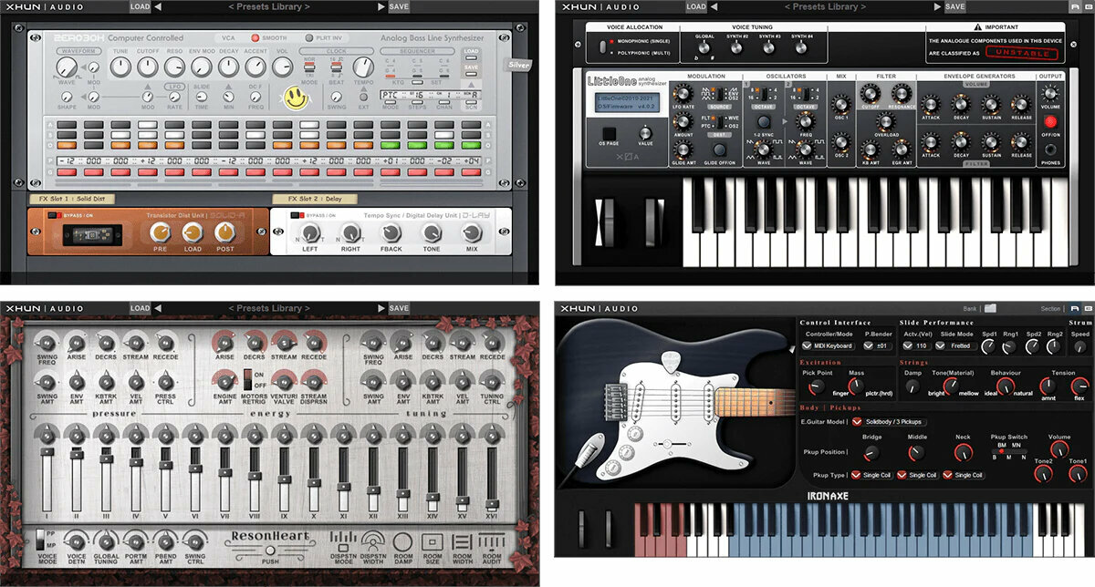 Logiciel de studio Plugins d'effets XHUN Audio Complete Bundle (Produit numérique)