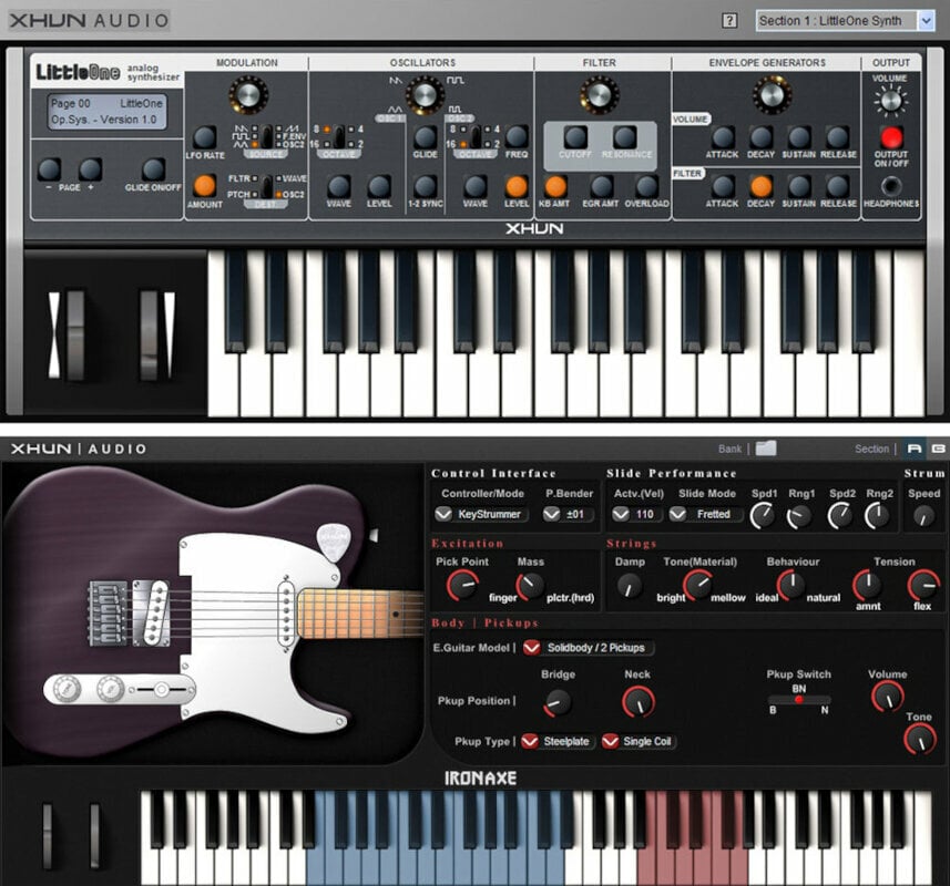 Logiciel de studio Instruments virtuels XHUN Audio Instruments Bundle (Produit numérique)