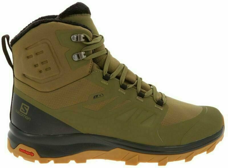 Mens Outdoor Shoes Salomon Outblast TS CSWP Burnt Olive/Phantom 43 1/3 Mens Outdoor Shoes