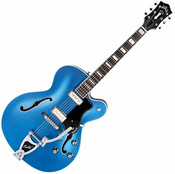 Semi-akoestische gitaar Guild X-175 Manhattan Special Malibu Blue - 1