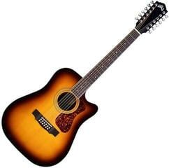 12-saitige Elektro-Akustikgitarre Guild D-2612CE Deluxe Antique Burst 12-saitige Elektro-Akustikgitarre