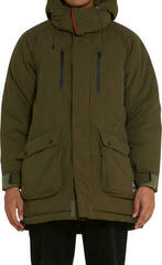 Lyžiarska bunda Deus Ex Machina Hiemal Padded Long Jacket Moss Green