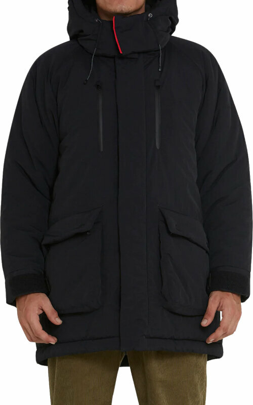 Veste de ski Deus Ex Machina Hiemal Padded Long Jacket Black XL