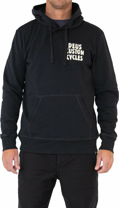 Sweater Deus Ex Machina Illusions Hoodie Black XL Sweater