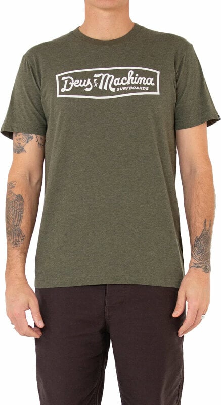 T-shirt Deus Ex Machina Insignia Tee Leaf Marle 2XL T-shirt