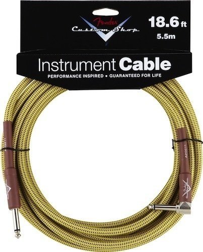Cabo do instrumento Fender Custom Shop Performance Series Cable 5.5m Angled