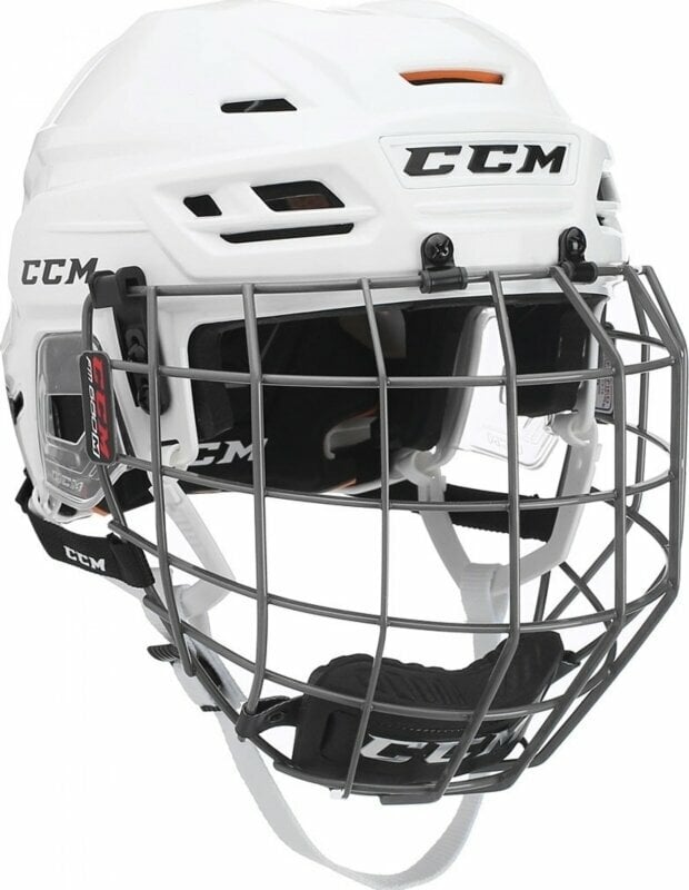 Eishockey-Helm CCM Tacks 710 SR Weiß S Eishockey-Helm