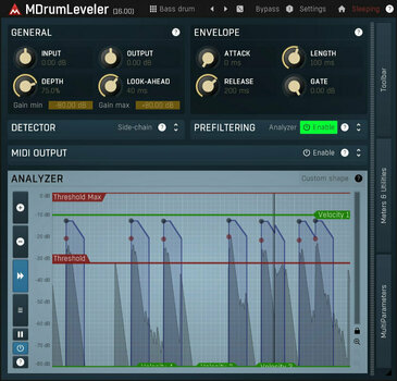 Tonstudio-Software Plug-In Effekt MELDA MDrumLeveler (Digitales Produkt) - 1