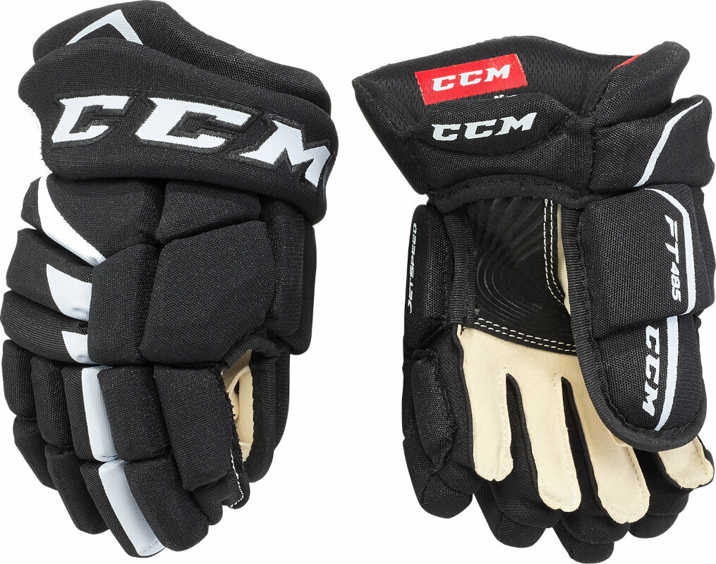 Хокей > Протектори за хокей > Ръкавици за хокей на лед CCM Ръкавици за хокей JetSpeed FT485 JR 10 Black/White