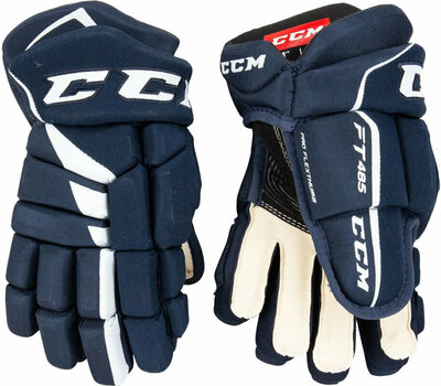 Hockeyhandschoenen CCM JetSpeed FT485 SR 14 Navy/White Hockeyhandschoenen - 1
