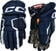 Hokejové rukavice CCM Tacks AS-V SR 13 Navy/White Hokejové rukavice