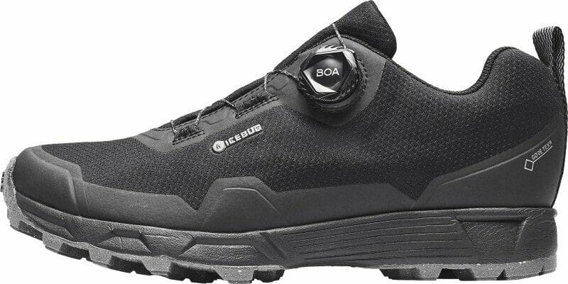 Trail running shoes Icebug Rover Mens RB9X GTX Black/State Grey 43 Trail running shoes