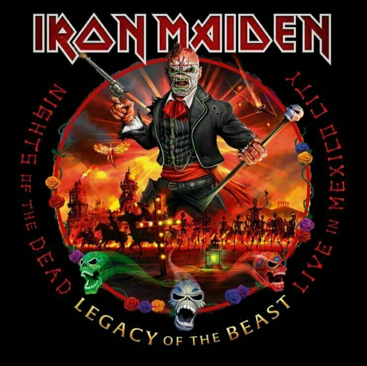 Disque vinyle Iron Maiden - Nights Of The Dead - Legacy Of The Beast, Live In Mexico City (3 LP)