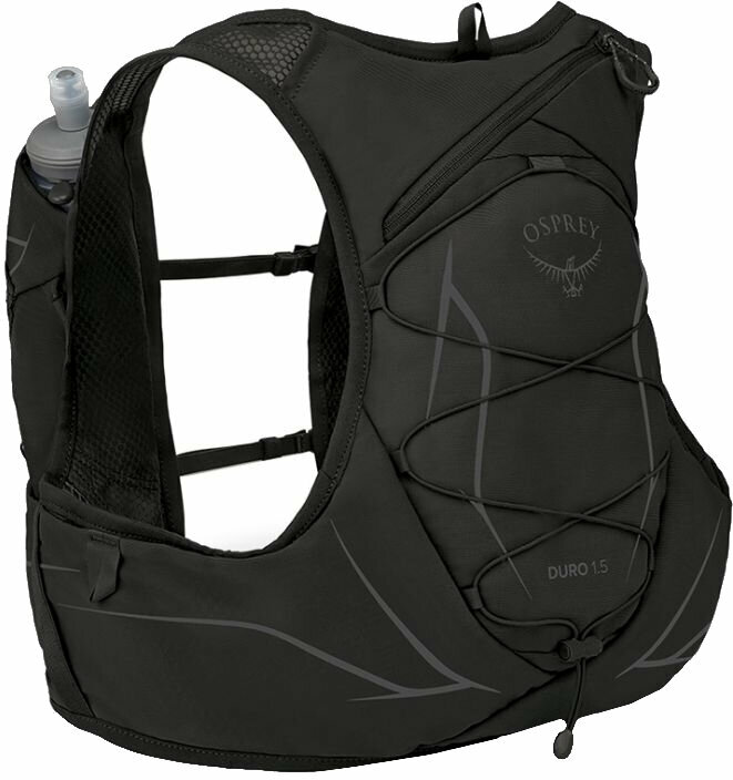 Running backpack Osprey Duro 1.5 Dark Charcoal Grey S Running backpack