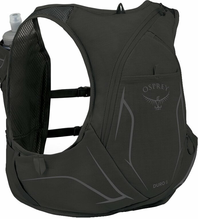 Bežecký batoh Osprey Duro 6 Dark Charcoal Grey L Bežecký batoh