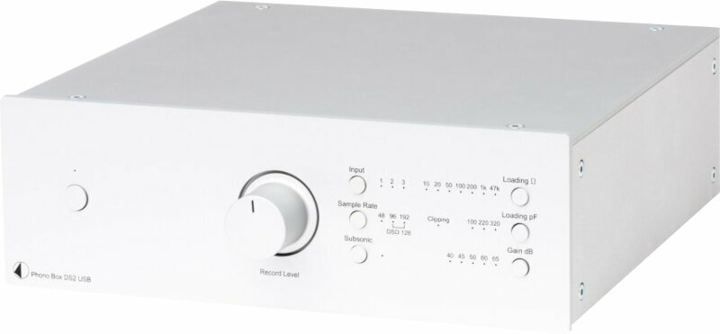 Hi-Fi Przedwzmacniacz gramofonowy Pro-Ject Phono Box DS2 USB Silver