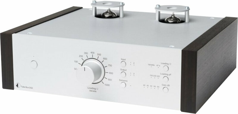 Hi-Fi korekcinis stiprintuvas Pro-Ject Tube Box DS2 Silver / Eucalyptus