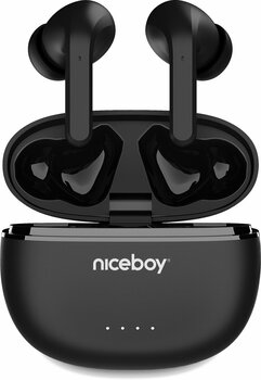 True trådlös in-ear Niceboy HIVE Pins 3 ANC Black - 1