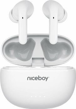Intra-auriculares true wireless Niceboy HIVE Pins 3 ANC White - 1