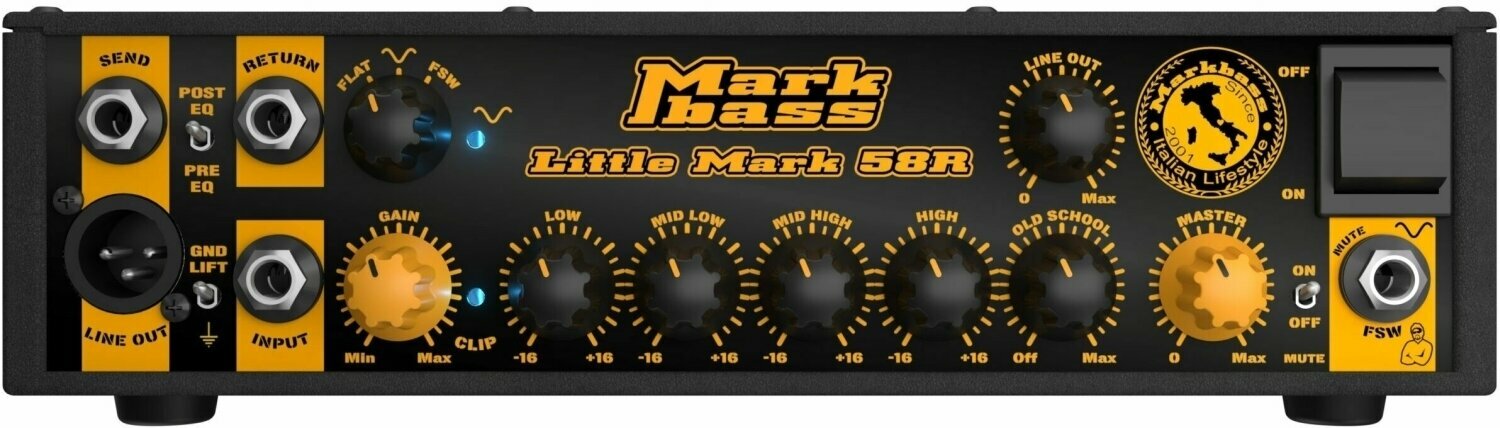 Basszusgitár erősítő fej Markbass Little Mark 58R