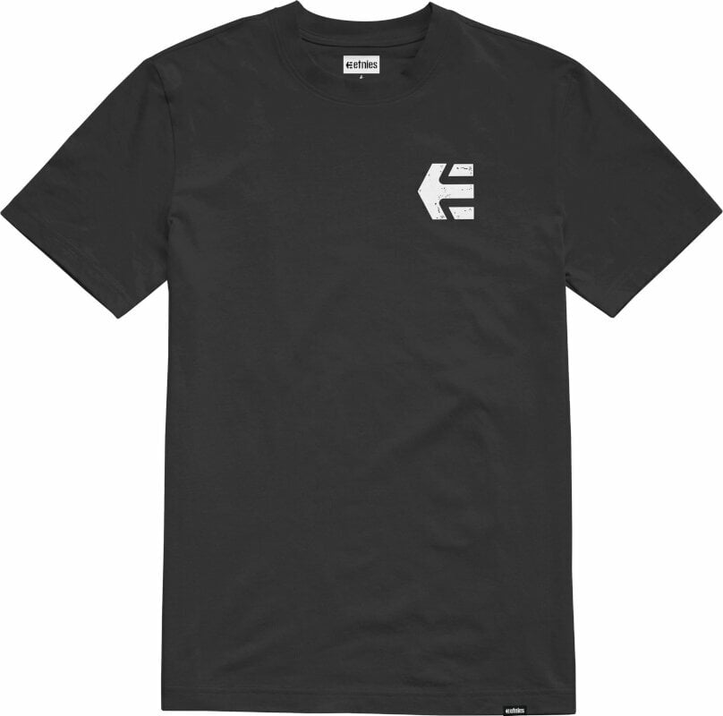Camisa para exteriores Etnies Skate Co Tee Black/White S Camiseta Camisa para exteriores