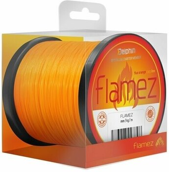 Fil de pêche Delphin Flamez Orange 0,35 mm 8,6 kg 1100 m - 1