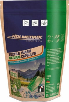 Detergent Holmenkol Textile Wash Natural Capsules 30pcs 30 x 20 ml 674 g Detergent - 1
