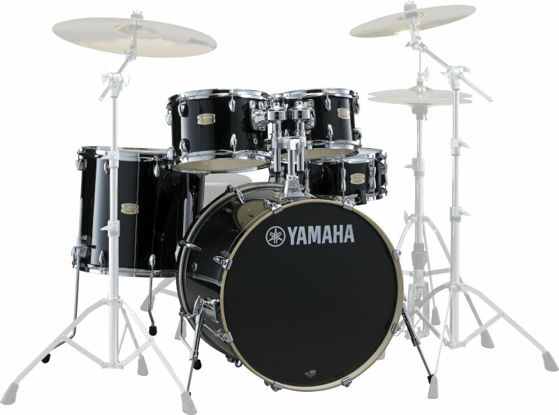 Akustik-Drumset Yamaha SBP2F5-RBL Stage Custom Birch Raven Black