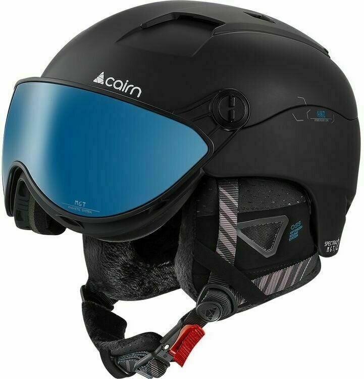 Ski Helmet Cairn Spectral MGT 2 Mat Black Azure 54-55 Ski Helmet