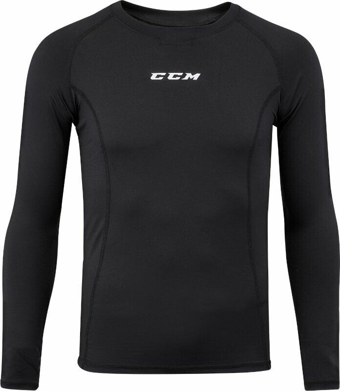 Support athlétique & pyjama de hockey CCM Performance Compression Long Sleeve Top SR Support athlétique & pyjama de hockey