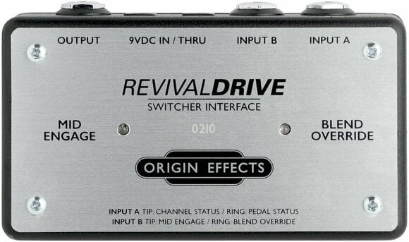 Звуков процесор Origin Effects RevivalDRIVE Switcher Interface - 1