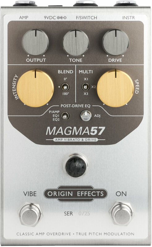 Effet guitare Origin Effects MAGMA57 Amp Vibrato & Drive