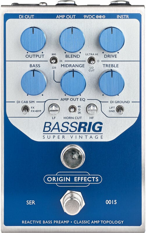 Preamp/Rack Amplifier Origin Effects BASSRIG