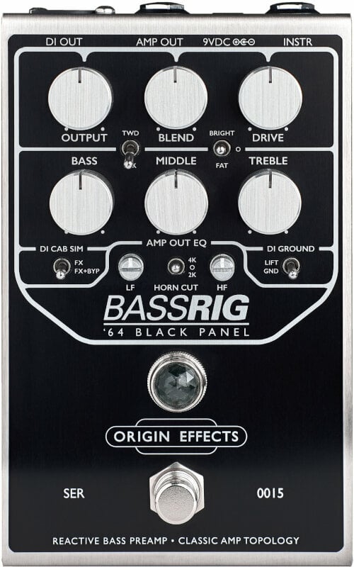 Rackes gitárerősítők és előfokok Origin Effects BASSRIG 64