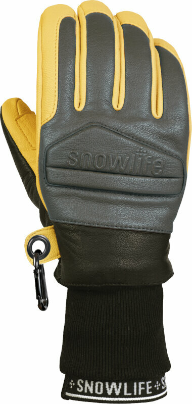 Síkesztyű Snowlife Classic Leather Glove Charcoal/DK Nomad L Síkesztyű