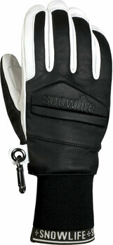 Lyžařské rukavice Snowlife Classic Leather Glove Black/White M Lyžařské rukavice - 1