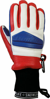 Ski-handschoenen Snowlife Classic Leather Glove Blue/White S Ski-handschoenen - 1