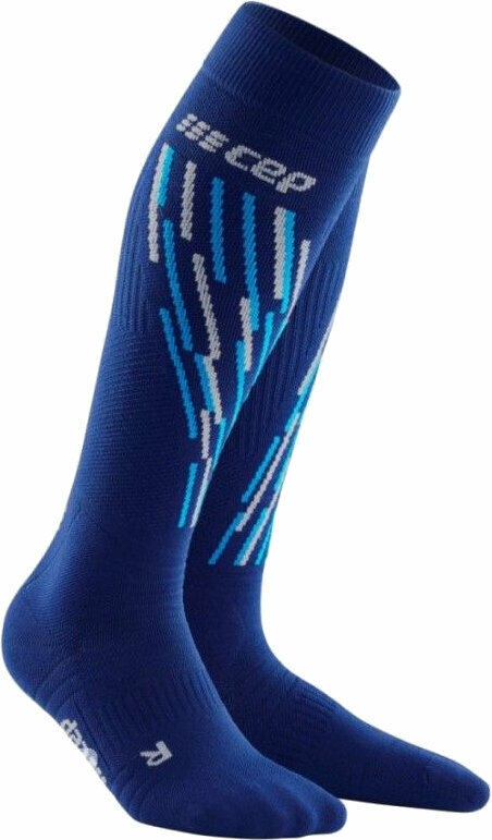 Каране на ски > Ски облекло > Ски чорапи CEP WP306 Thermo Socks Men Blue/Azure III