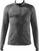 Majica za trčanje CEP W0139 Winter Run Shirt Men Black Melange XL Majica za trčanje