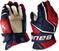 Hokejové rukavice Bauer S22 Vapor 3X Pro Glove SR 14 Navy/Red/White Hokejové rukavice