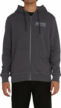 Sweater Deus Ex Machina Canyons Zip Thru Hoodie Shadow Grey XL Sweater - 1