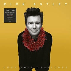 Vinylskiva Rick Astley - Love This Christmas / When I Fall In Love (Red Coloured) (LP)
